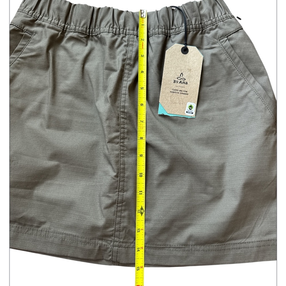 Prana Women’s Elastic Waist Double Peak Skort Size 2 Brand New - Picture 4 of 8